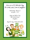 personalized st. pat's day invitation